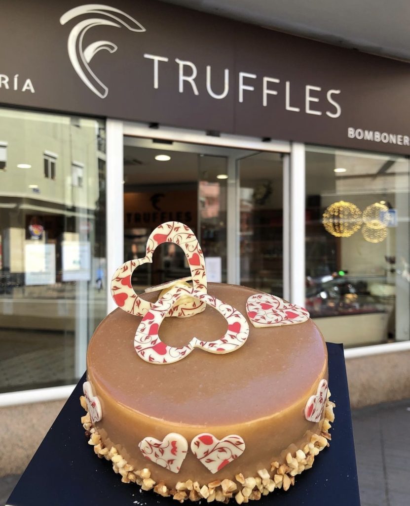 Tarta y establecimiento